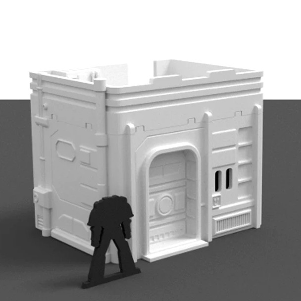 MidRim City Small House A Cyberpunk Sci-Fi Terrain schnell