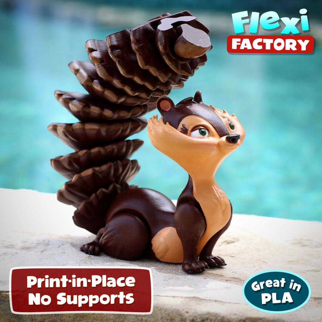 Flexy Factory Eichhörnchen braun