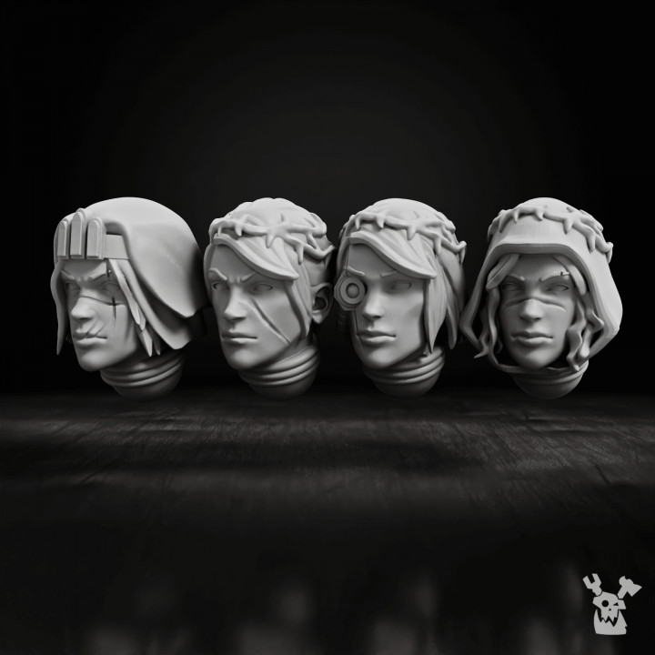 War Sisters heads bit kit