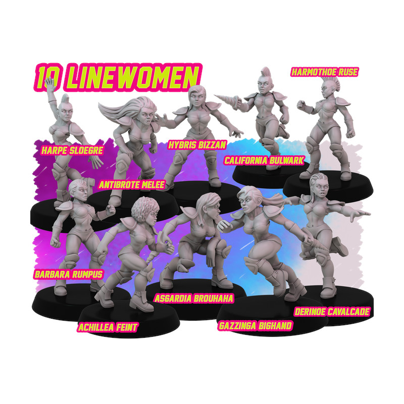Amazonen Team (16 Miniaturen)