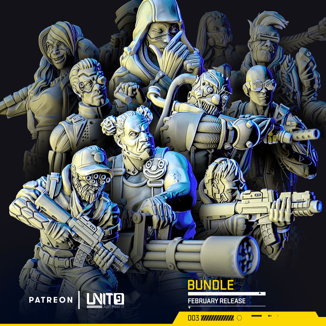 Proxy Wars Team - Februar 2021 Unit9 Alle Miniaturen
