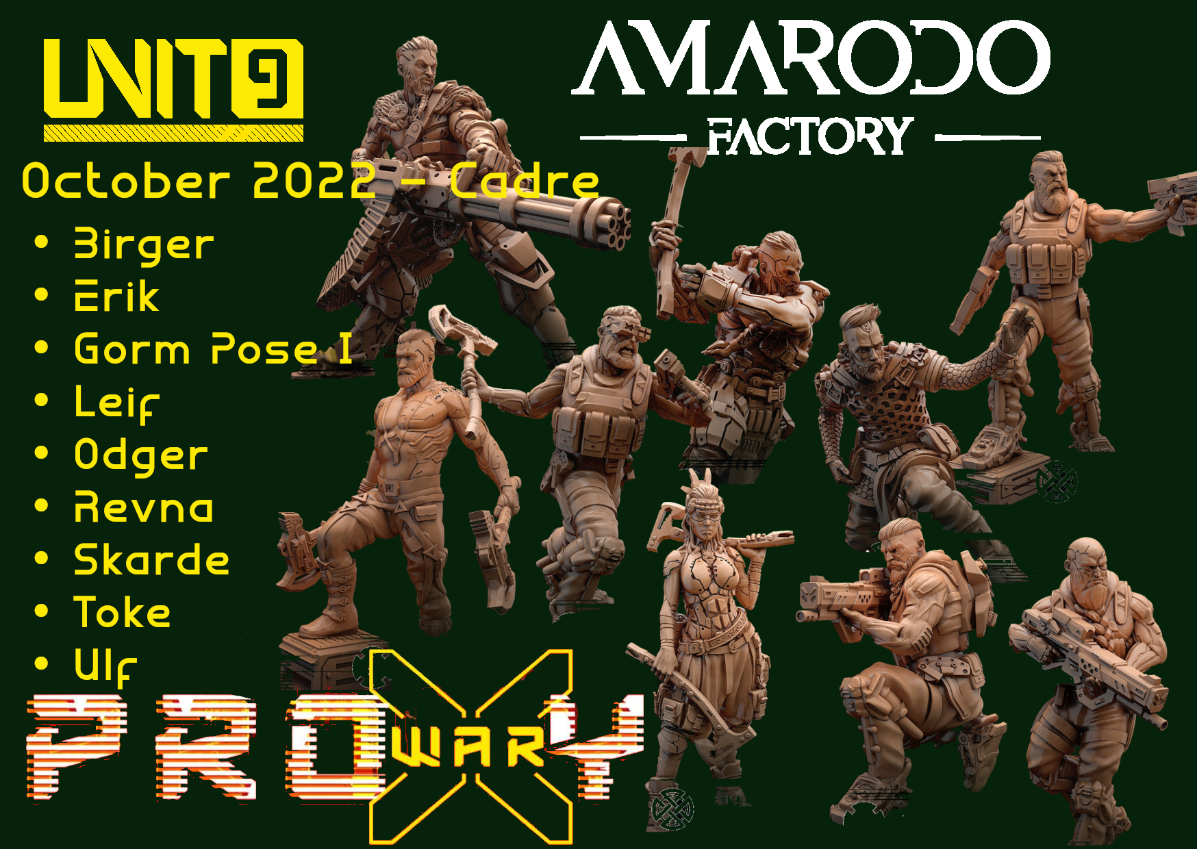 Raiders of Ymir Proxy Wars Team - Oktober 2022 Unit9 Kader