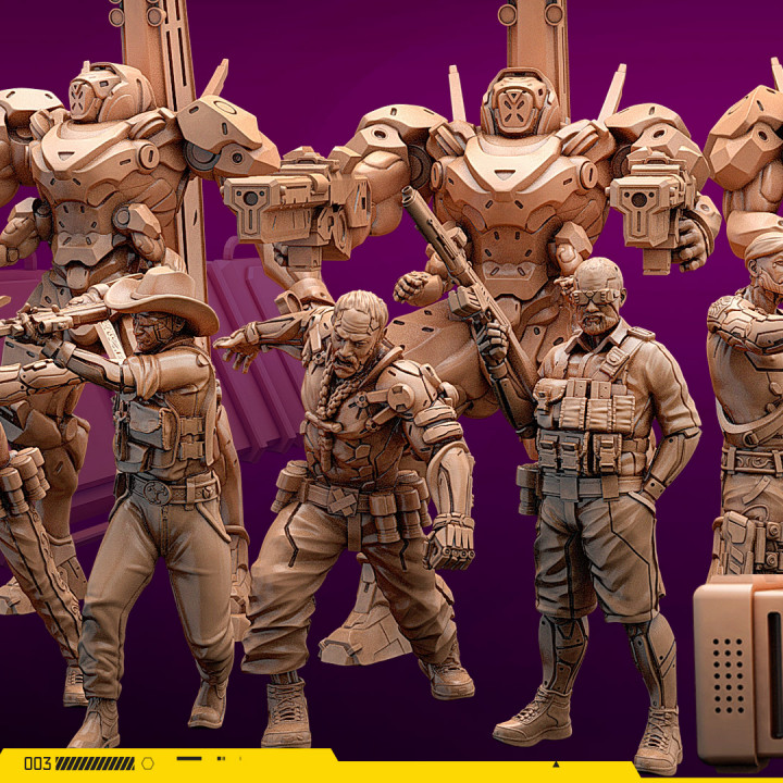 Proxy War Team - April 2022 Unit9 Alle Miniaturen