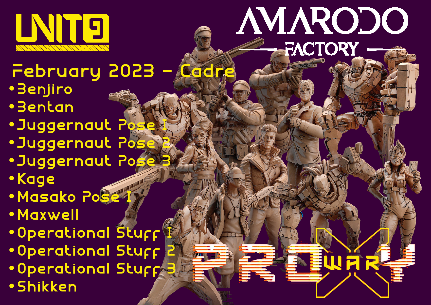 Raid44 & Metal Slammers Proxy War Team - Februar 2023 Unit9 Kader